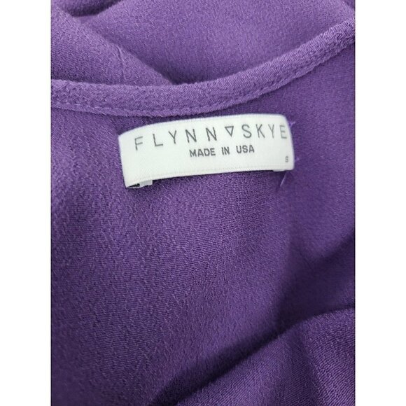 New Flynn Skye Maxi Slip Dress Womens Small Purple Rayon - Picture 5 of 6